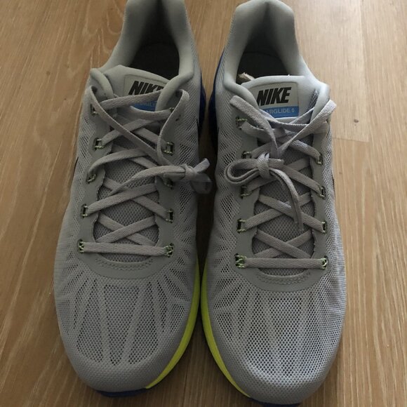 NEW Men's Nike Lunarglide 6 Gray Blue Sneaker - Picture 2 of 4